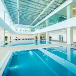 Indoor swimming pool in healthy concept